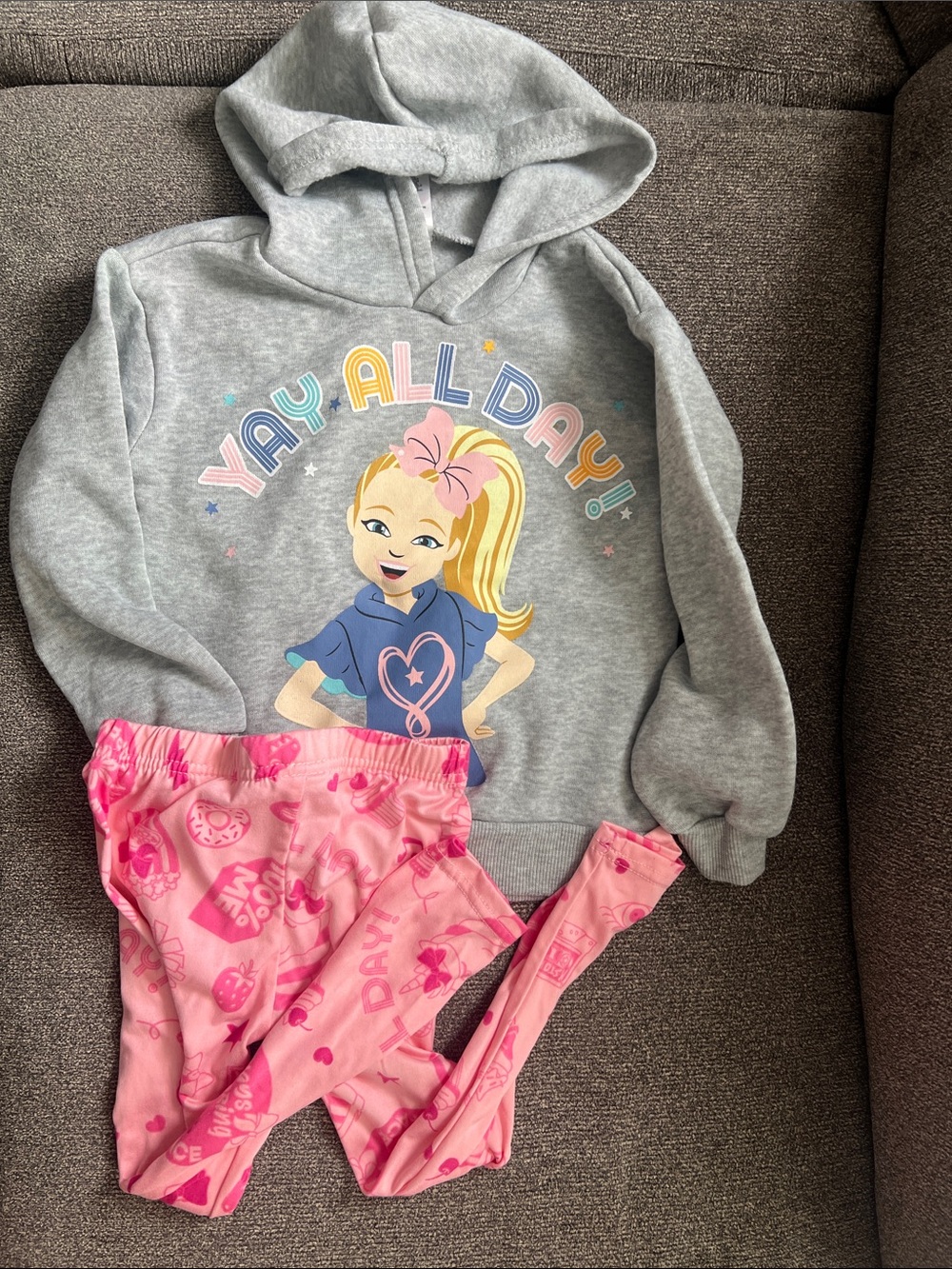 Nickelodeon Grey Hoodie & Pink Jogger Set